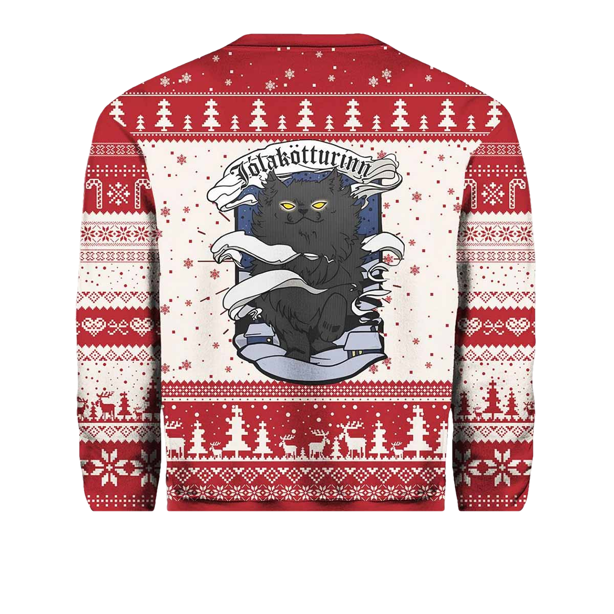 Yule Cat Jolakotturinn Ugly Christmas Sweater - Moonbestprint