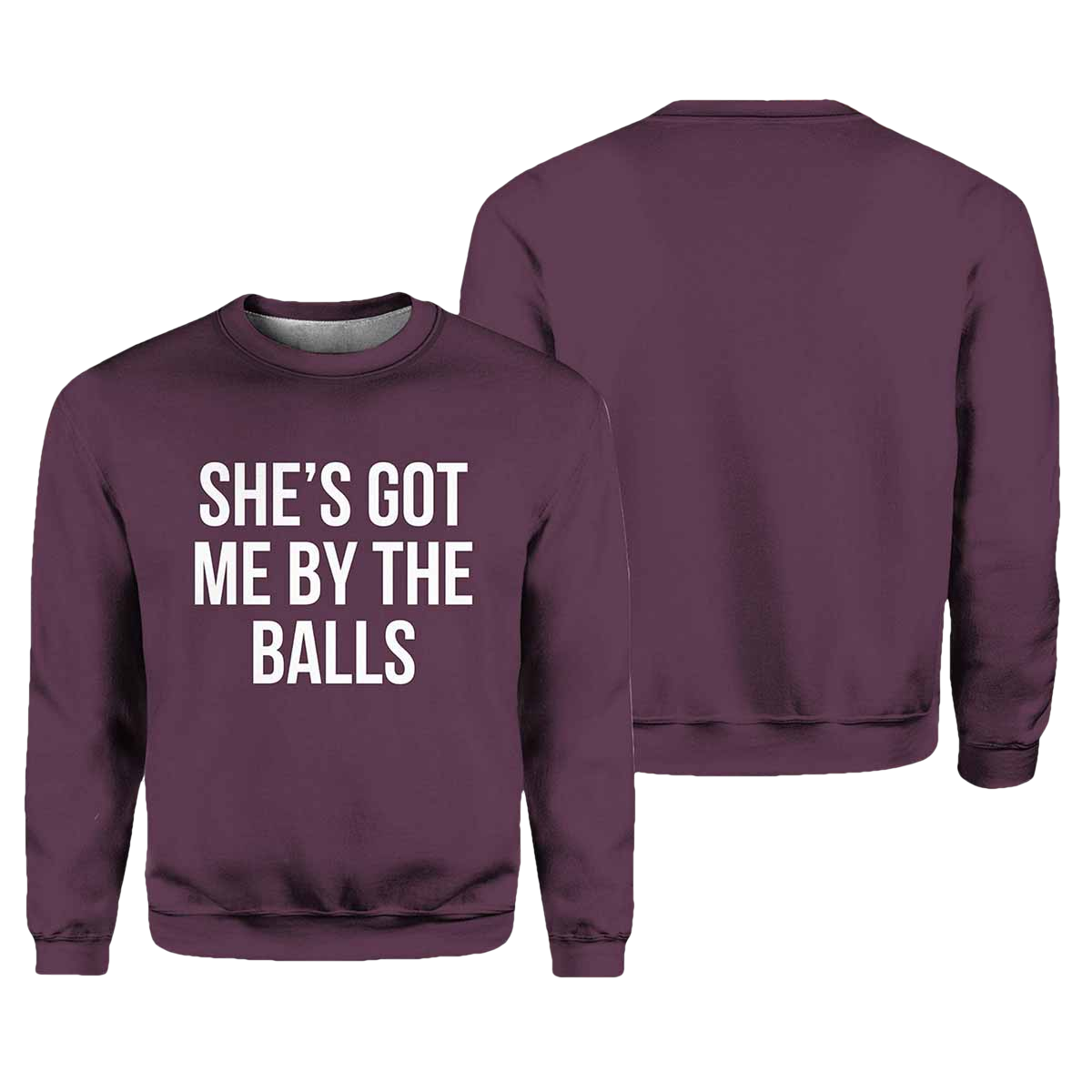 Wooyoung She's Got Me By The Balls Sweater - Moonbestprint