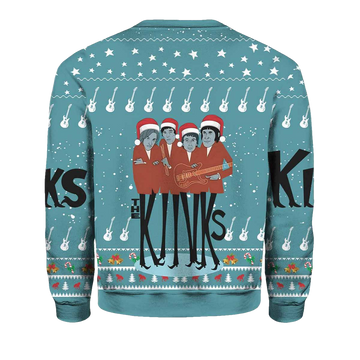 All I Want For Christmas Is The Kinks Ugly Christmas Sweater - Moonbestprint