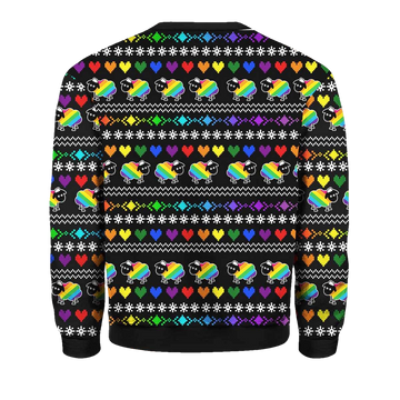 I'm The Rainbow Sheep Of The Family Ugly Christmas Sweater - Moonbestprint