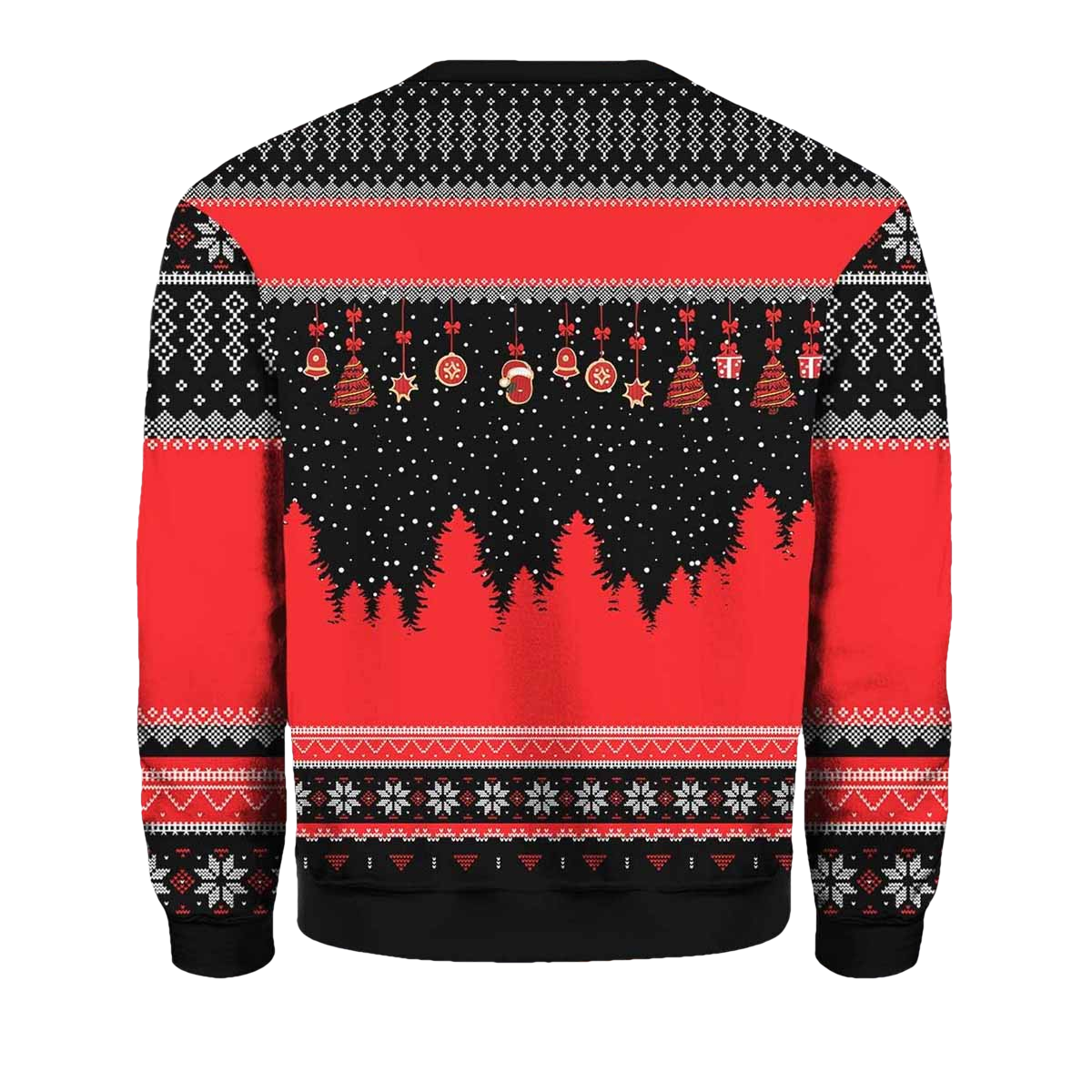 Santa Biker Oh What Fun It Is To Ride Ugly Christmas Sweater - Moonbestprint