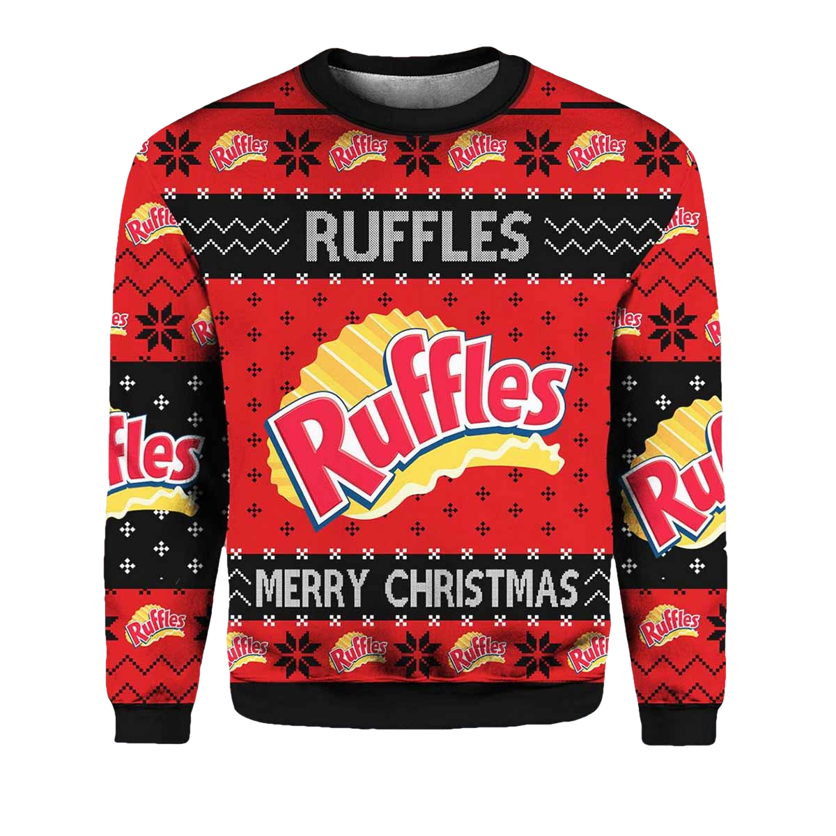 Ruffles Snack Ugly Christmas Sweater - Moonbestprint