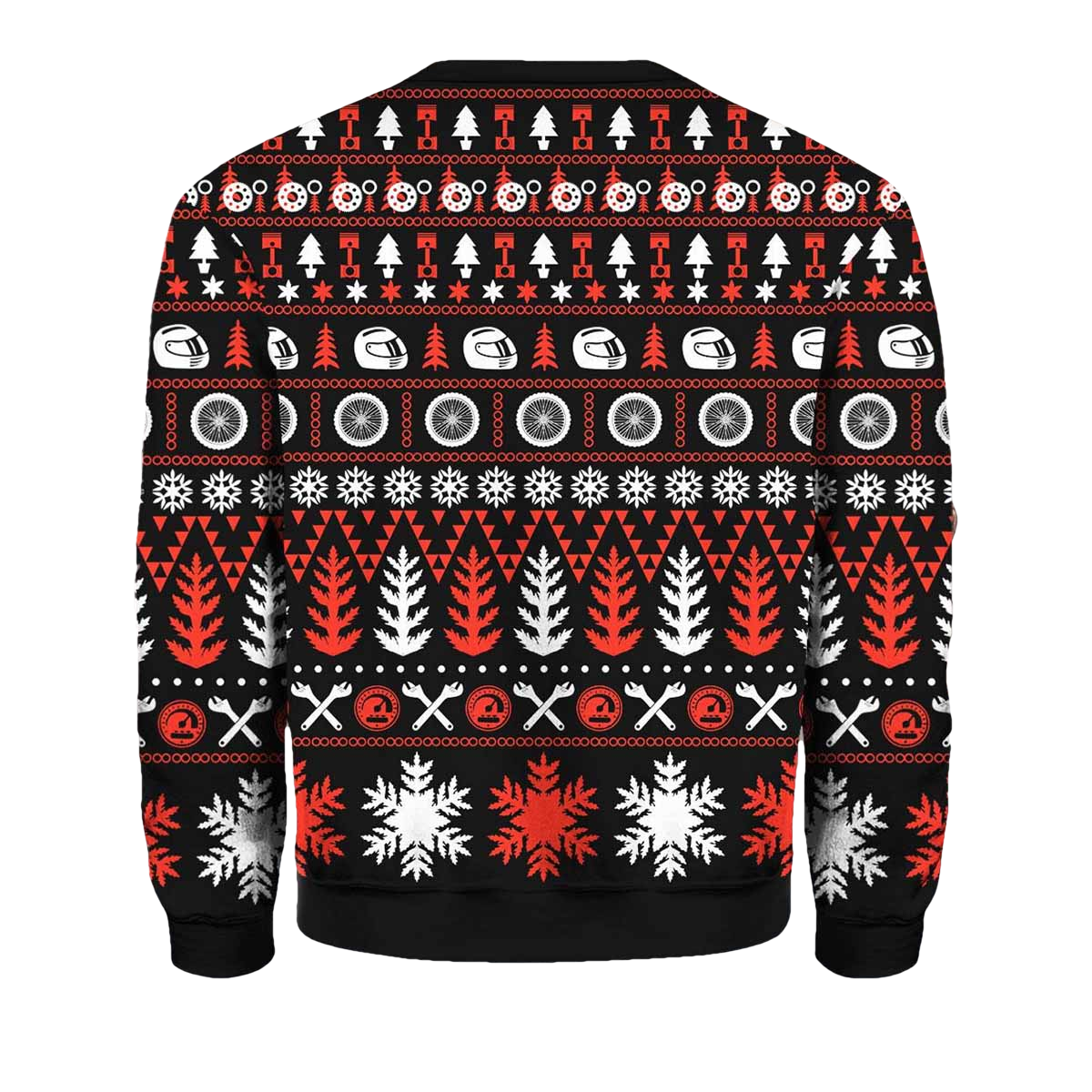 Braaap Moto Red Version Ugly Christmas Sweater - Moonbestprint