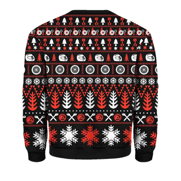 Braaap Moto Red Version Ugly Christmas Sweater - Moonbestprint