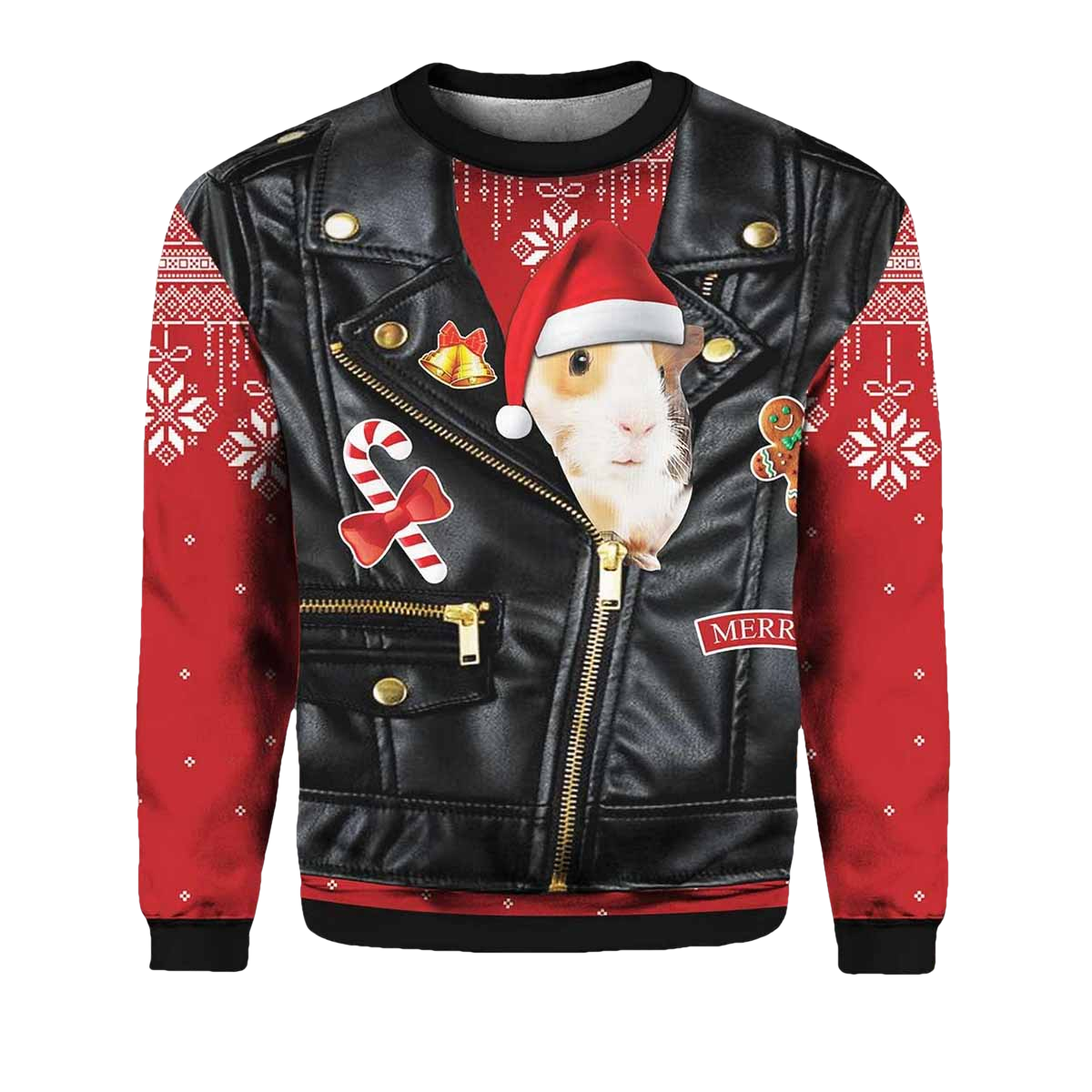Guinea Pig Cute Face Ugly Christmas Sweater - Moonbestprint