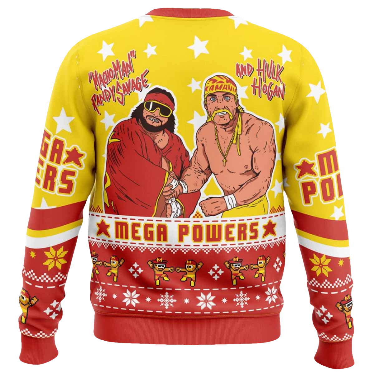 Mega Powers Macho Man and Hulk Hogan Ugly Christmas Sweater - Moonbestprint