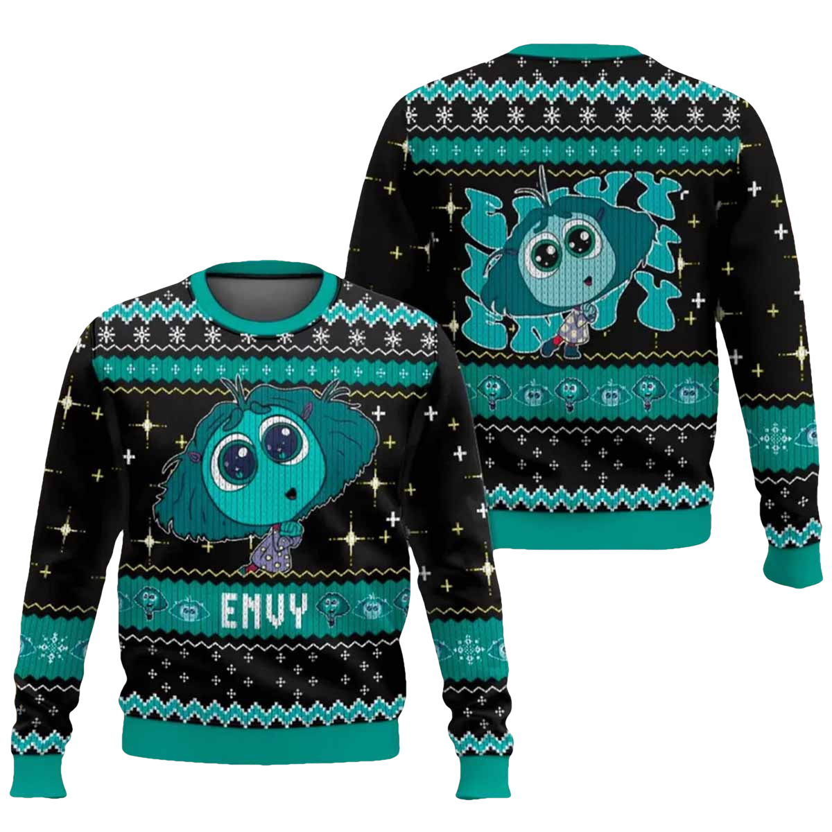 Envy Inside Out Ugly Christmas Sweater - Moonbestprint