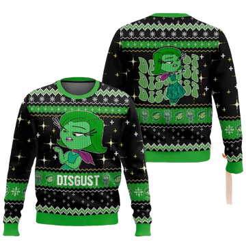 Disgust Inside Out Ugly Christmas Sweater - Moonbestprint