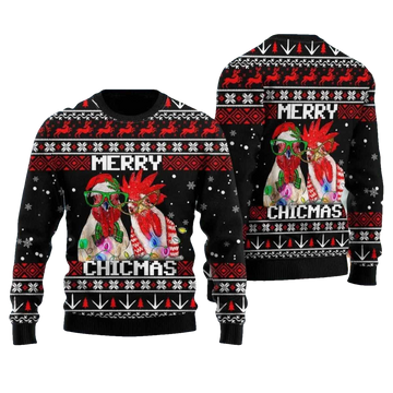 Merry Chicmas Christmas Sweater - Moonbestprint