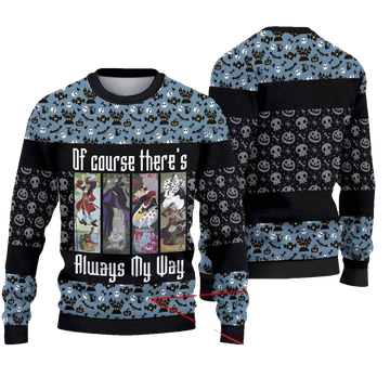 The Villains Haunted Mansion Christmas Ugly Sweater - Moonbestprint