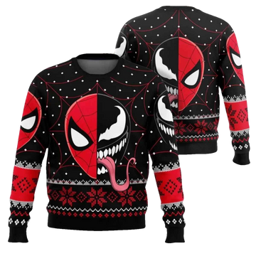 Spiderman Venom Ugly Christmas Sweater - Moonbestprint