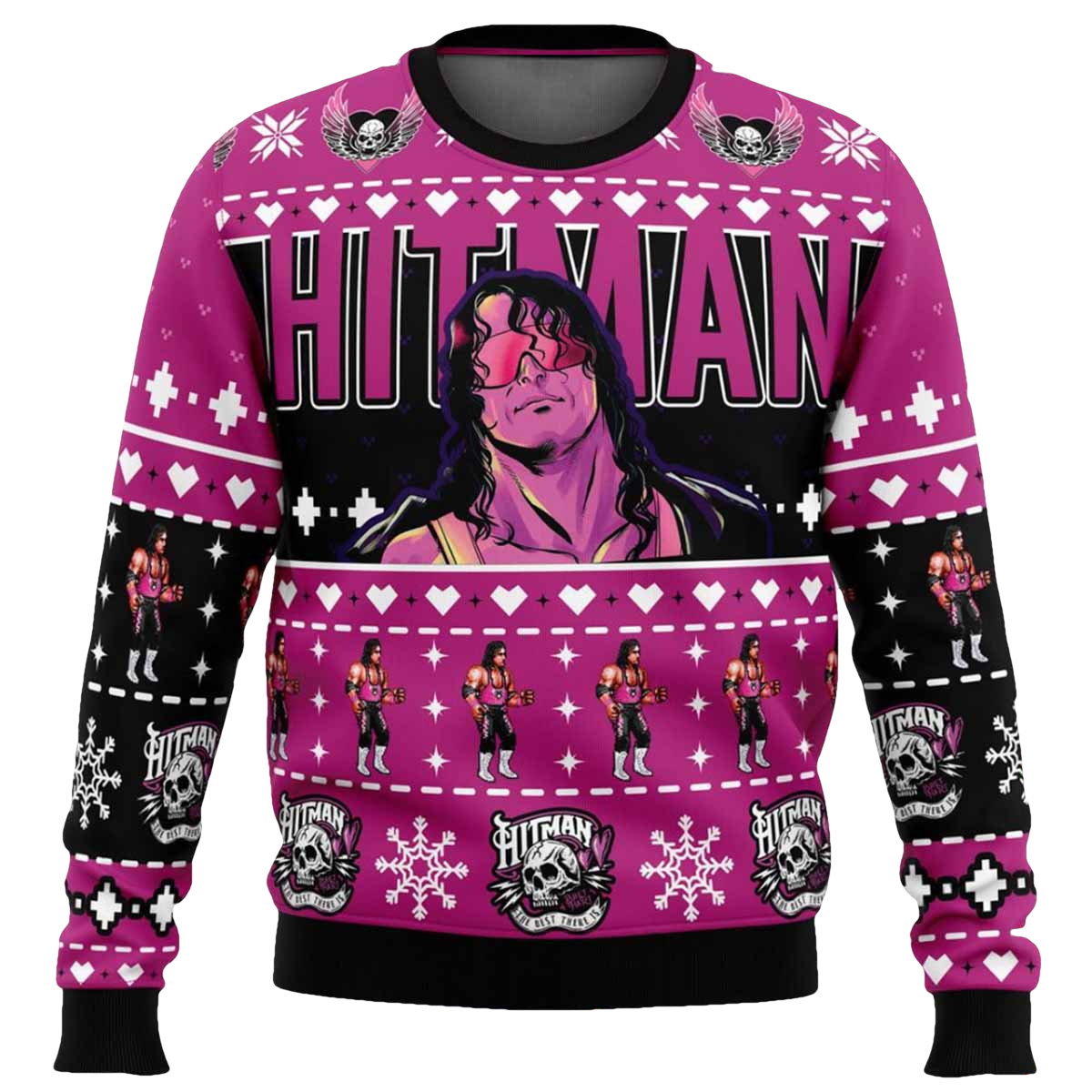 The Hitman Bret Hart Ugly Christmas Sweater - Moonbestprint