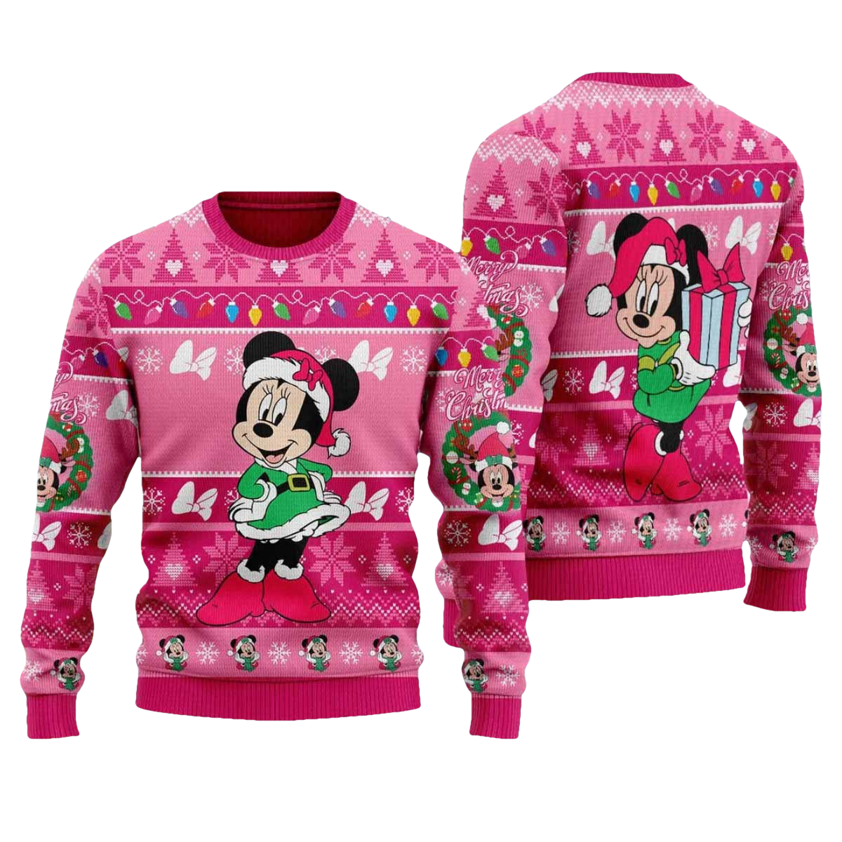 Minn*e Mouse Ugly Christmas Sweater - Moonbestprint