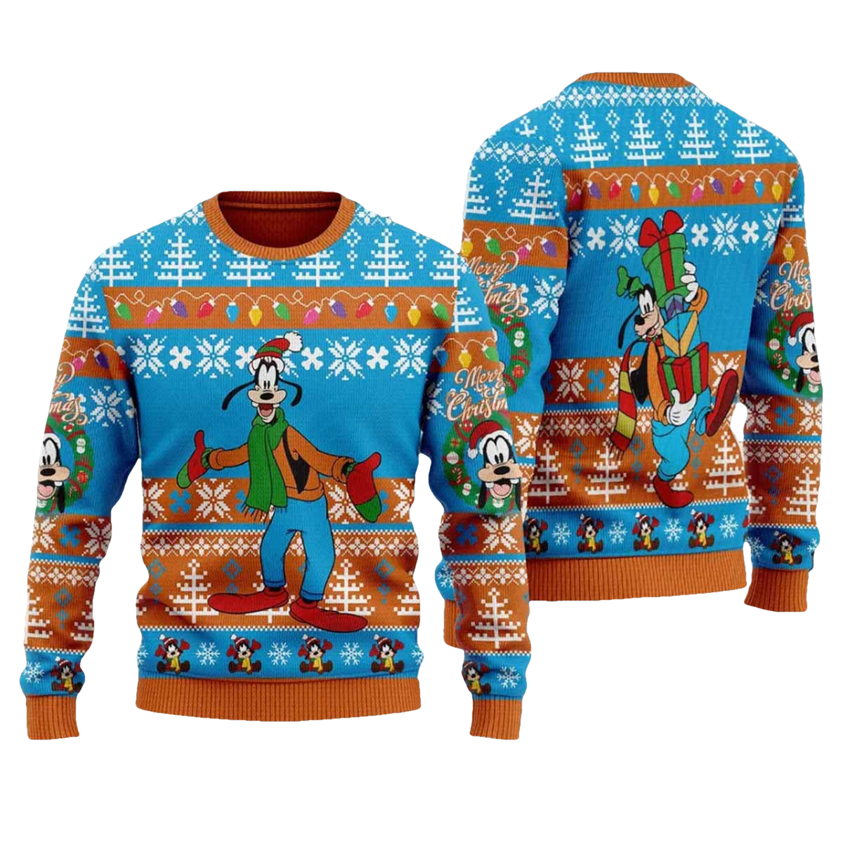Goofy Dog Ugly Christmas Sweater - Moonbestprint