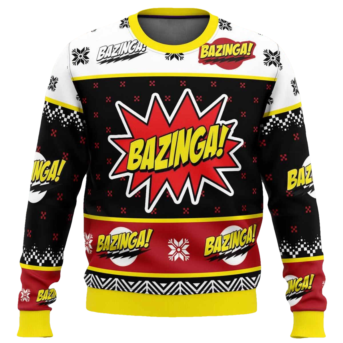Bazinga The Big Bang Theory Ugly Christmas Sweater - Moonbestprint