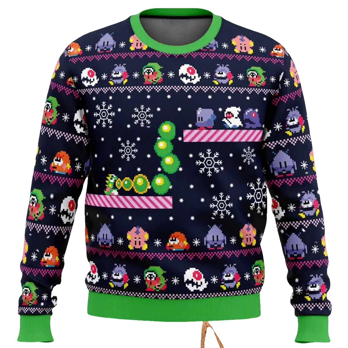 Bubble Bubble Bobble Ugly Christmas Sweater - Moonbestprint