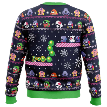 Bubble Bubble Bobble Ugly Christmas Sweater - Moonbestprint