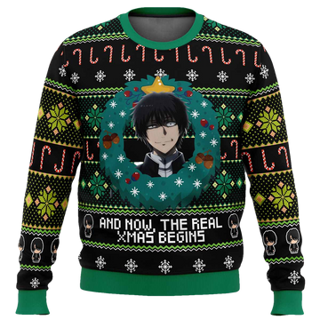 Yuuichi Katagiri Tomodachi Game Ugly Christmas Sweater - Moonbestprint