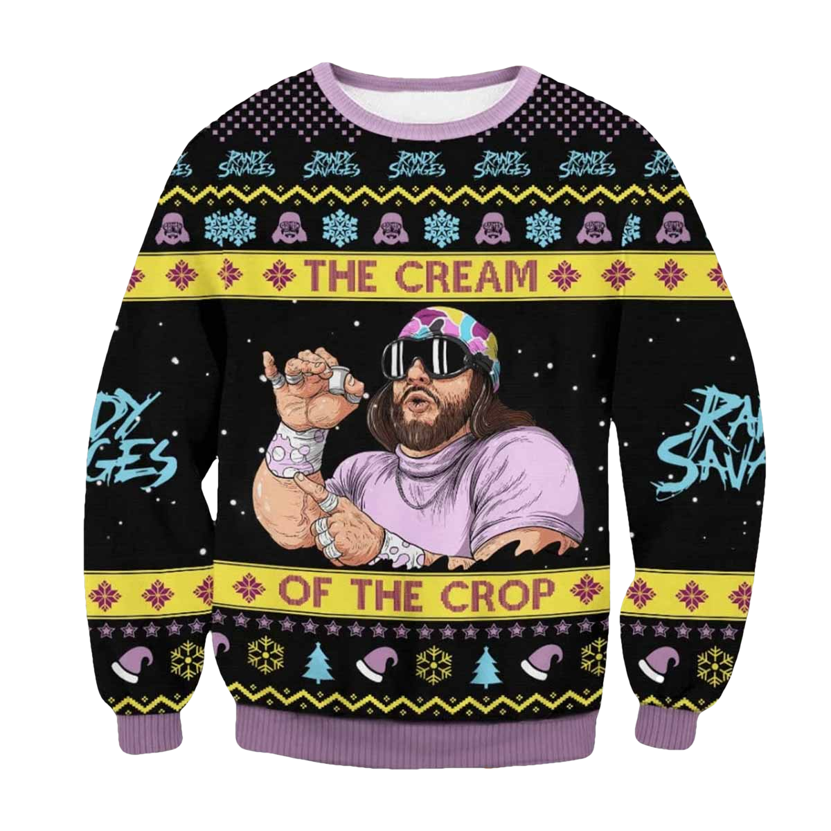 Macho Man Randy Savage The Cream Of The Crop Ugly Christmas Sweater - Moonbestprint