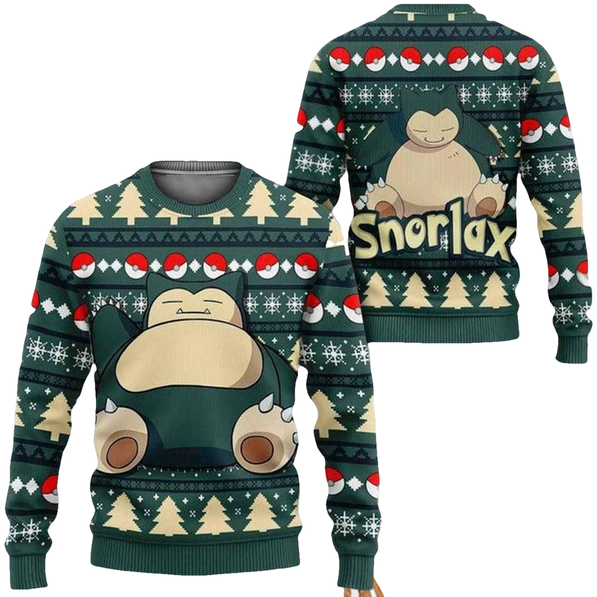 Snorlax Ugly Christmas Sweater - Moonbestprint