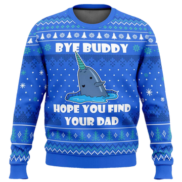 Bye Buddy Elf Ugly Christmas Sweater - Moonbestprint