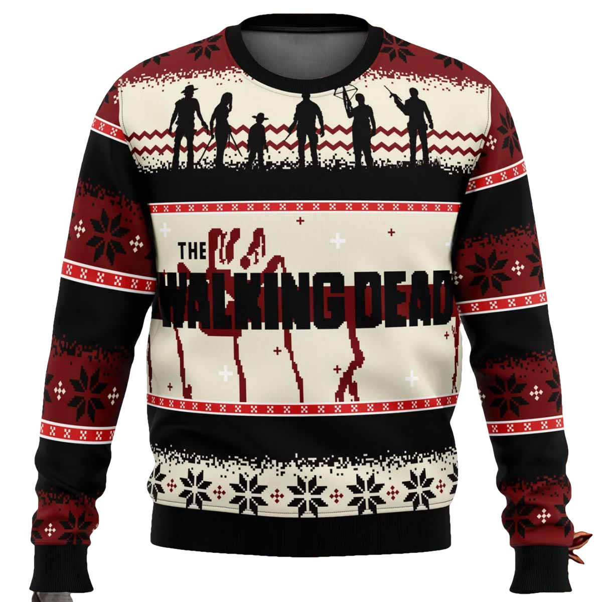 The Walking Dead Ugly Christmas Sweater - Moonbestprint