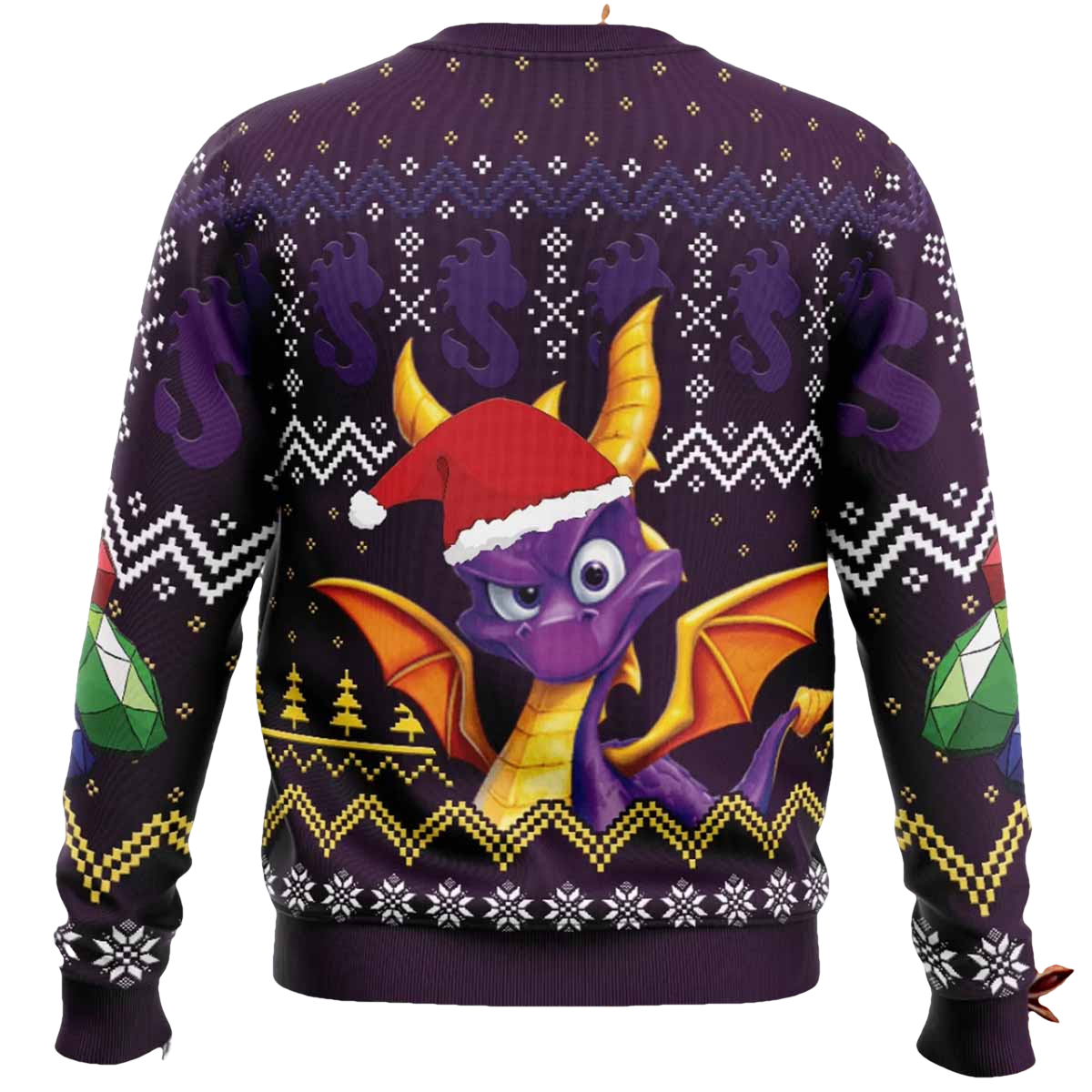 Christmas Dragon Spyro Ugly Christmas Sweater - Moonbestprint