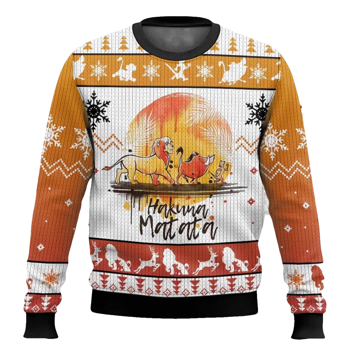 Hakuna Matata Ugly Sweater - Moonbestprint