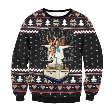 Step Brothers Boats And Hoes Ugly Sweater - Moonbestprint