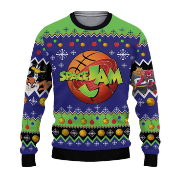 Space Jam Ugly Christmas Sweater - Moonbestprint