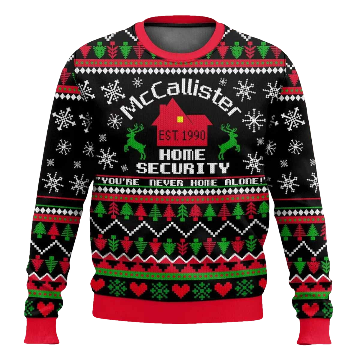 Home Alone McCallister Home Security Christmas Ugly Sweater - Moonbestprint