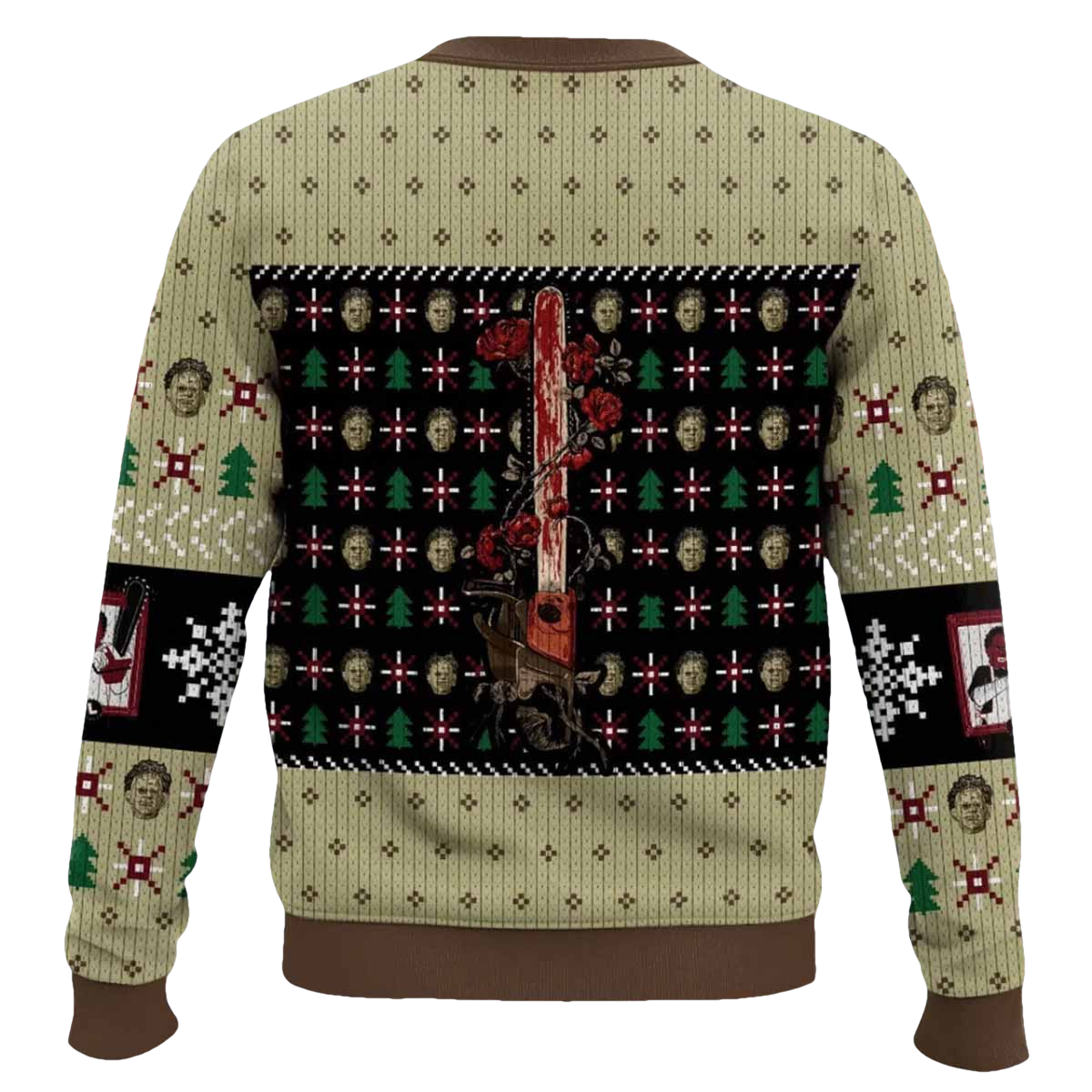 Keep Calm The Texas Chain Saw Massacre Horror Ugly Sweater - Moonbestprint