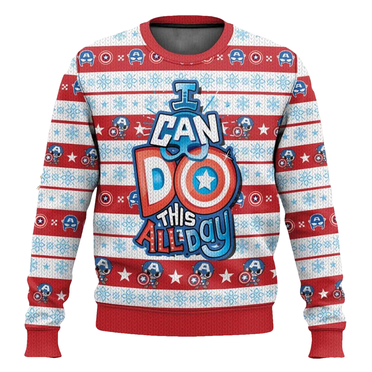 I Can Do This All Day Captain Ugly Sweater - Moonbestprint