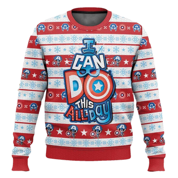 I Can Do This All Day Captain Ugly Sweater - Moonbestprint