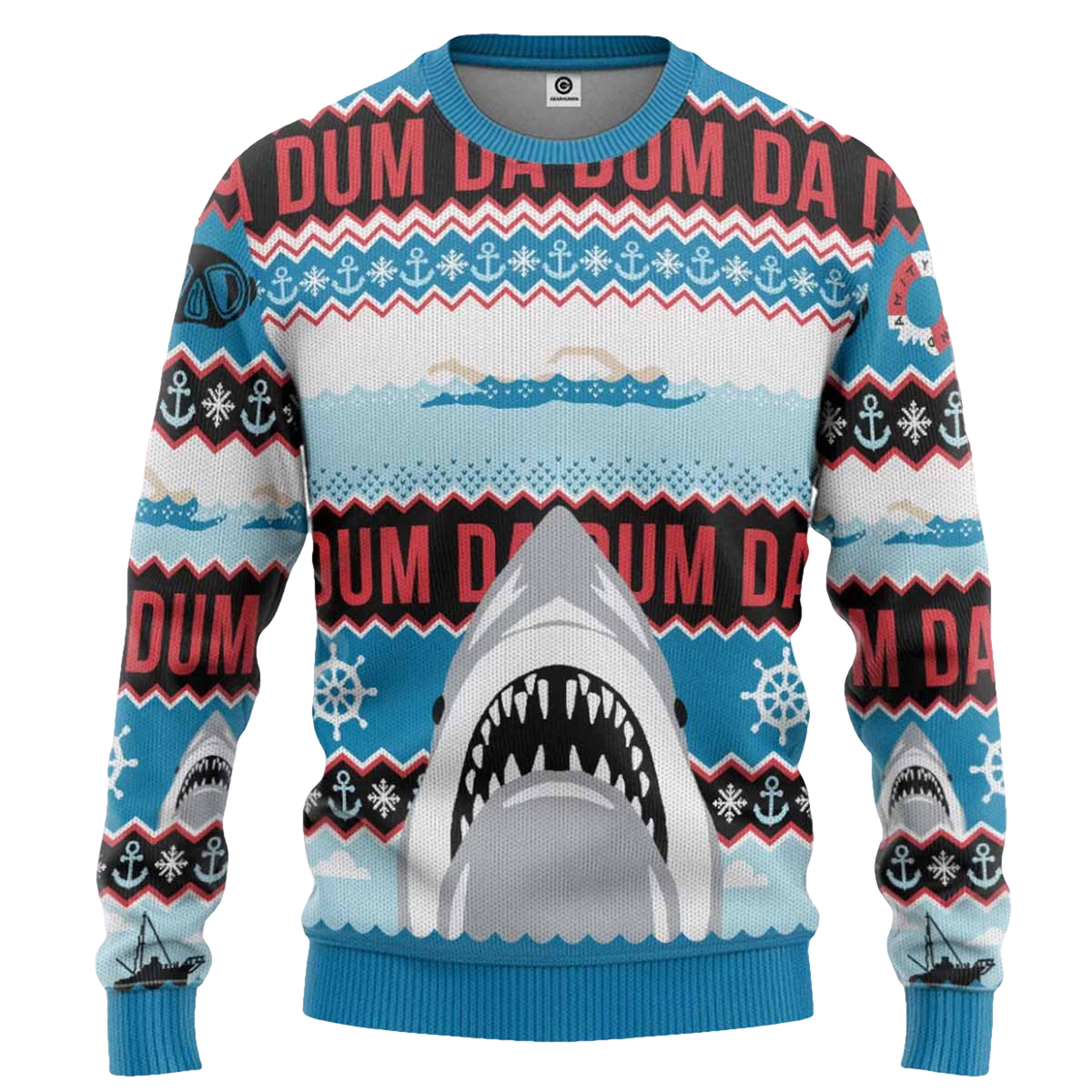 Da Dum Ugly Christmas Sweater - Moonbestprint