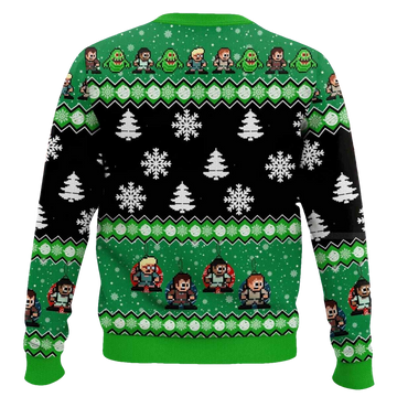 Ghostbusters Slimer Ugly Christmas Sweater - Moonbestprint