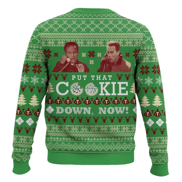 Jingle All The Way Put That Cookie Down Now Christmas Ugly Sweater - Moonbestprint