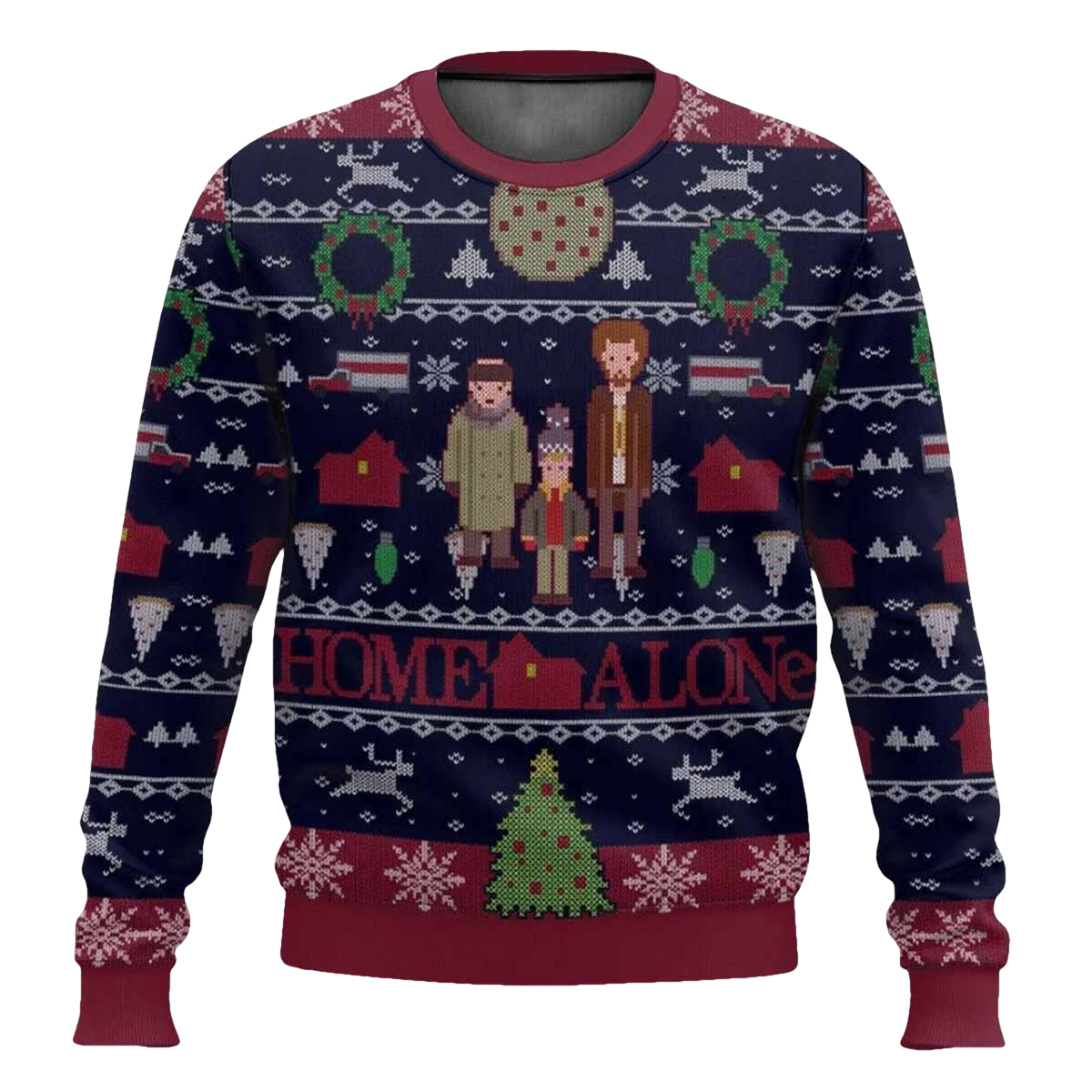 Home Alone Kevins Trouble Christmas Ugly Sweater - Moonbestprint