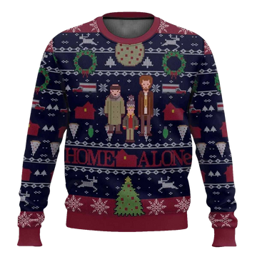 Home Alone Kevins Trouble Christmas Ugly Sweater - Moonbestprint