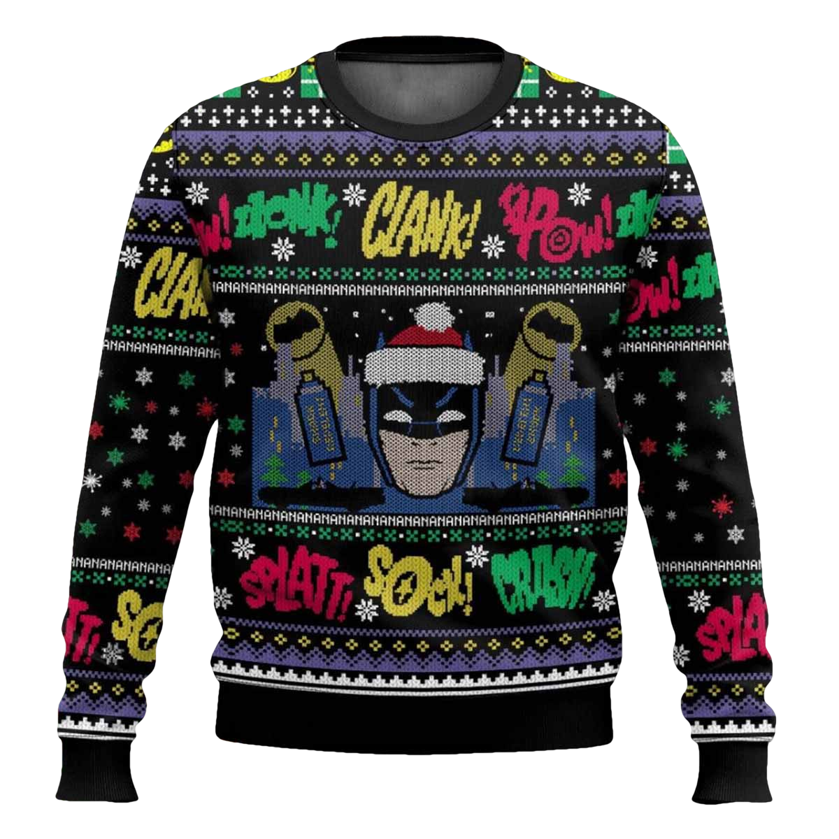 Batman Christmas Ugly Sweater - Moonbestprint