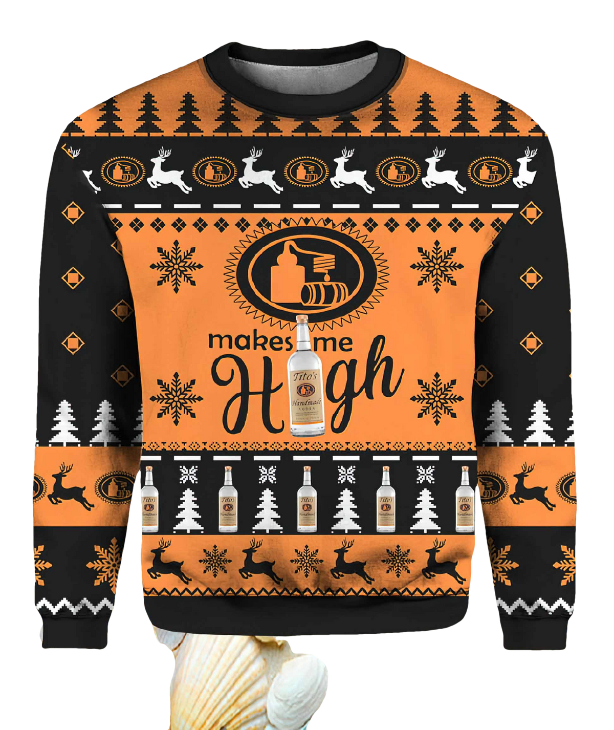 Titos Make Me High Christmas Sweater - Moonbestprint