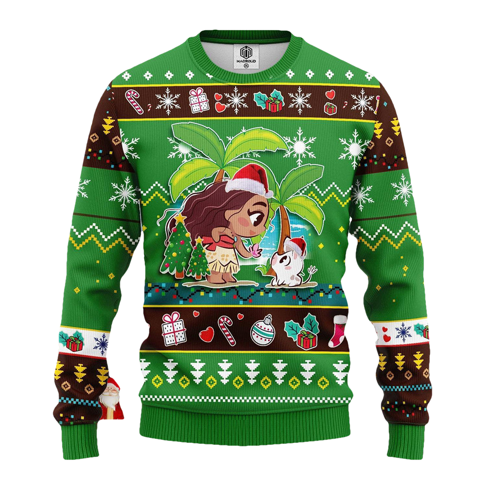Moana Cute Ugly Christmas Sweater - Moonbestprint