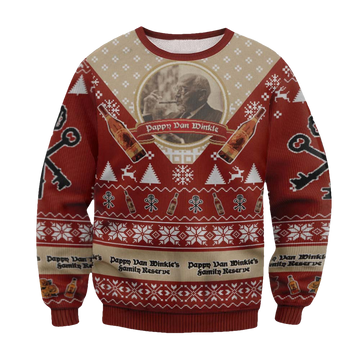 Pappy Van Winkle Ugly Christmas Sweater - Moonbestprint