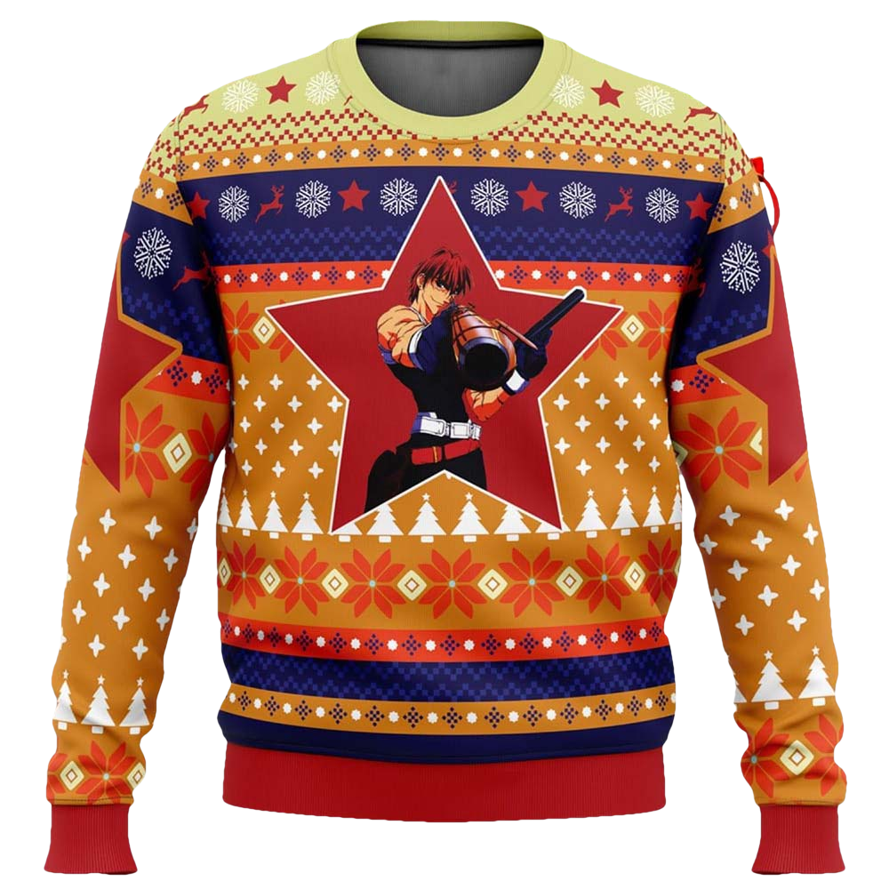 Gene Starwind Outlaw Star Ugly Christmas Sweater - Moonbestprint