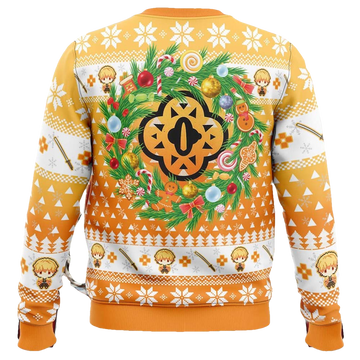 Zenitsu Agatsuma Ugly Christmas Sweater - Moonbestprint