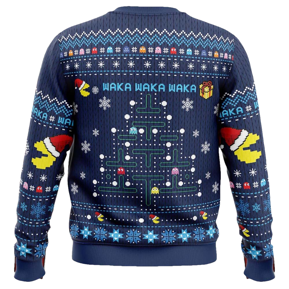 Pac-Man Christmas Tree Sweater - Moonbestprint