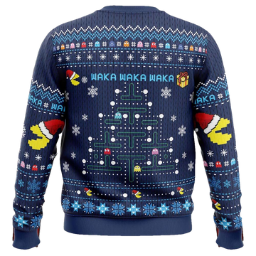 Pac-Man Christmas Tree Sweater - Moonbestprint