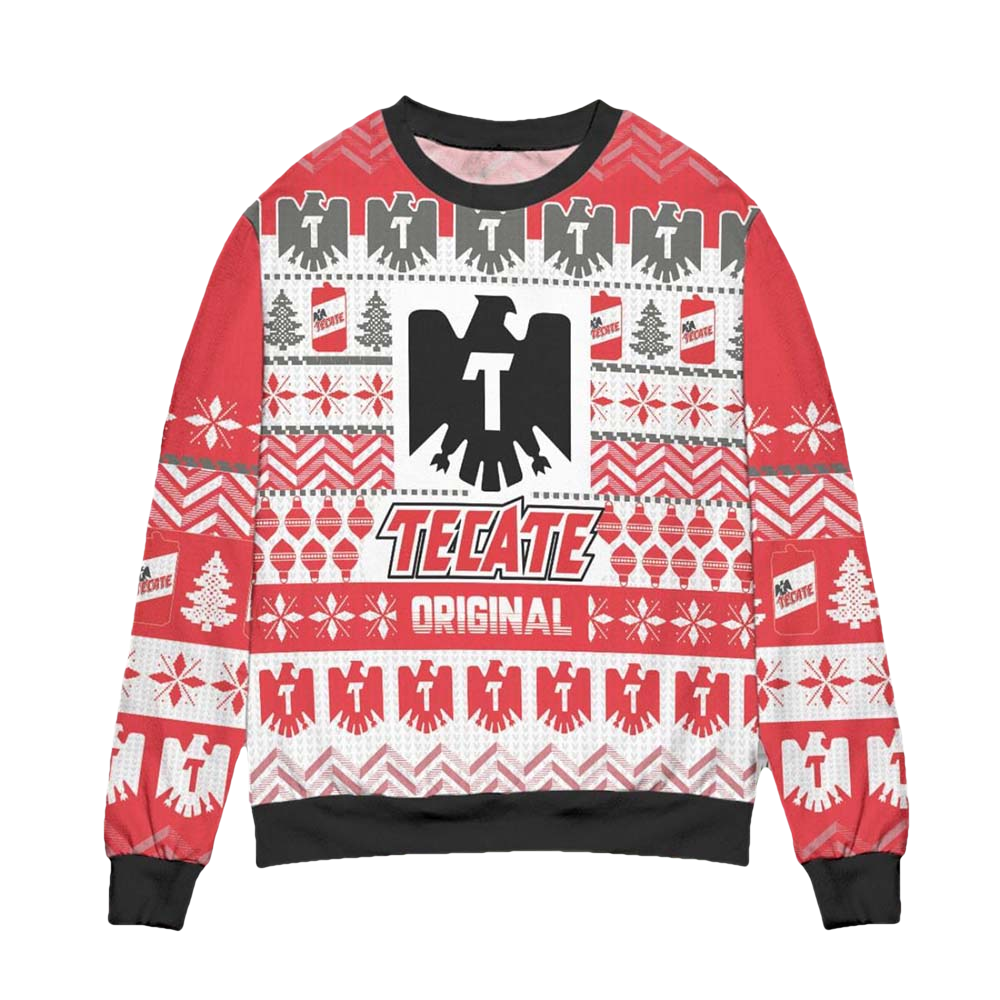 Tecate Original Christmas Sweater - Moonbestprint