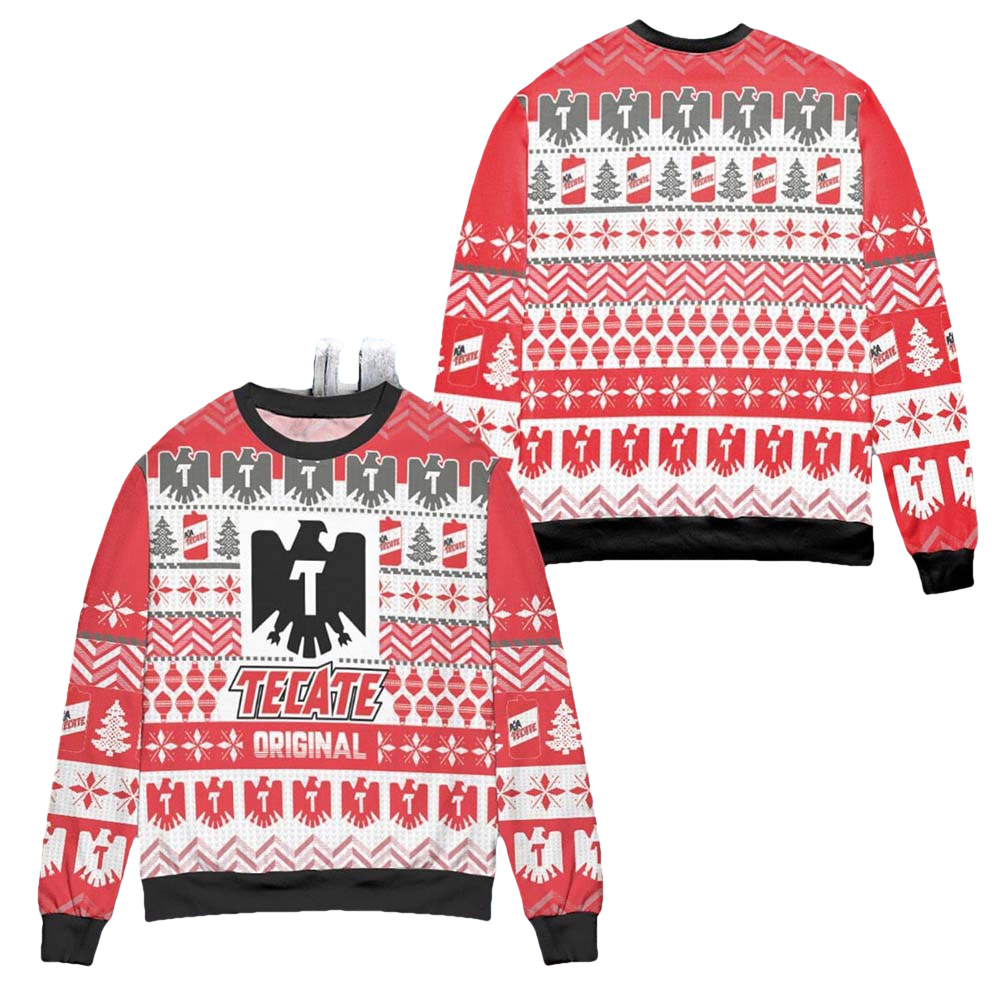 Tecate Original Christmas Sweater - Moonbestprint