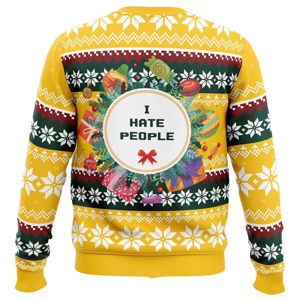 I Hate People Ugly Christmas Sweater - Moonbestprint